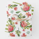 Search for flower pattern wrapping paper Green