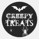 Search for black white halloween stickers Bat