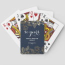 Search for 50th wedding anniversary playing cards Floral