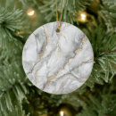 Search for white marble christmas tree decorations Stylish