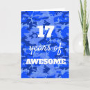 Search for camouflage birthday cards Blue