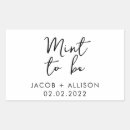 Search for mint to be wedding stickers Simple