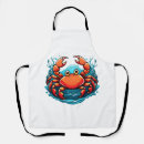 Search for funny crab aprons Beach