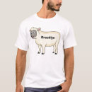 Search for cute sheep cartoon tshirts Wool