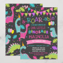 Search for girl dinosaur birthday invitations Dinosaur dig party