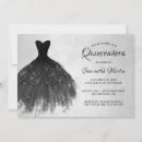 Search for black silver quinceanera invitations 15th birthday party