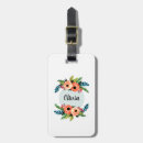 Search for floral luggage tags Elegant