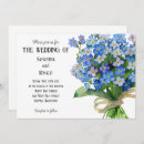 Search for forget me nots invitations Watercolor