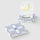 Search for azulejo coasters Mediterranean