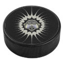 Search for golden hockey pucks Abstract