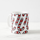 Search for red and white candy canes mugs Winter