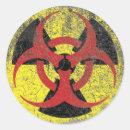 Search for biohazard warning stickers Radiation