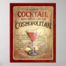 Search for cocktail recipe posters Cosmopolitan