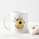 Search for watercolor pumpkins mugs Sunflower