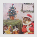 Search for antique victorian christmas cards Cats