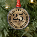 Search for 25th anniversary christmas tree decorations Gold