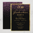 Search for pink black gold graduation invitations High school