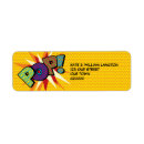 Search for superhero return address labels Comic