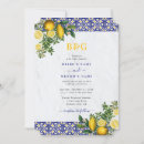 Search for mediterranean blue invitations Lemons