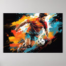 Search for abstract soccer posters Sport