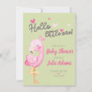 Search for flamingo baby girl shower invitations Cute