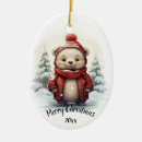 Search for cute animals christmas tree decorations Winter
