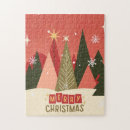Search for vintage christmas tree puzzles Retro