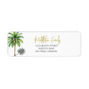 Search for tropical christmas return address labels Elegant