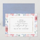 Search for hydrangea bridesmaid cards Maid of honour