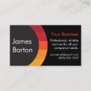 Search for sunset business cards Unique
