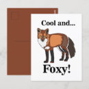 Search for wild fox postcards Cute