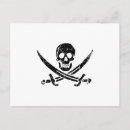 Search for swords postcards Jolly roger