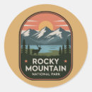 Search for vintage rocky mountain stickers Colorado national park