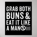 Search for funny burger posters Bbq