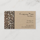 Search for leopard pattern business cards Wildlife