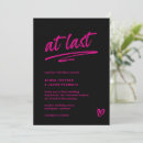 Search for pink and black wedding invitations Simple