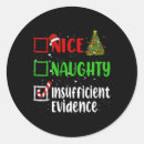 Search for evidence stickers Xmas
