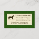 Search for horses business cards Trainer
