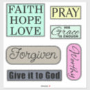 Search for word faith stickers Inspirational