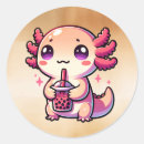 Search for cute axolotl stickers Cartoon