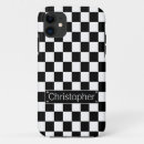 Search for black white checks iphone cases Pattern