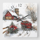 Search for country scene clocks Barn