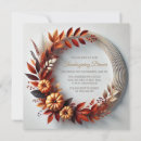 Search for wreath thanksgiving invitations Simple