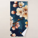 Search for japanese cherry blossom bathroom accessories Watercolor