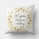 Search for 50th wedding anniversary cushions Elegant