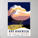 Search for vintage usa travel posters Montana