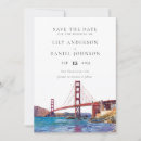 Search for san francisco save the dates Golden gate bridge
