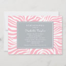Search for pink and grey invitations Cute