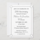 Search for 25th anniversary party invitations Stylish