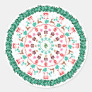 Search for christmas wreath stickers Vintage